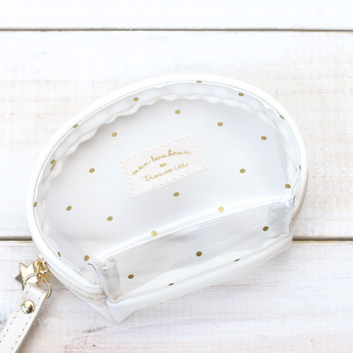 Mds Btob ラボクリップ ポーチ ポレール クリアシェルポーチ ホワイト 21b Pocp01 Wh お店の業種からさがす 文具 雑貨の卸 仕入れサイトmdsbtob