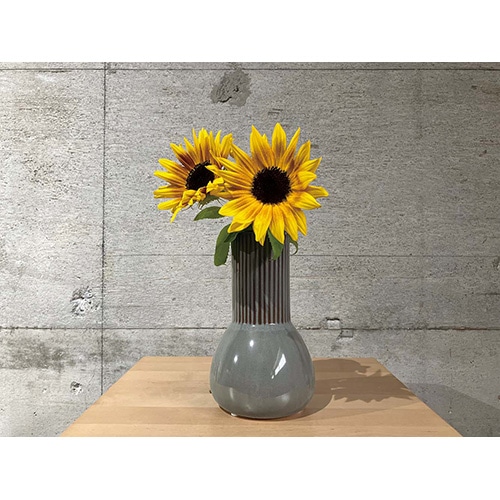 MDS BtoB |#エルコミューン 花瓶 パフフラワーベース Gray PAF