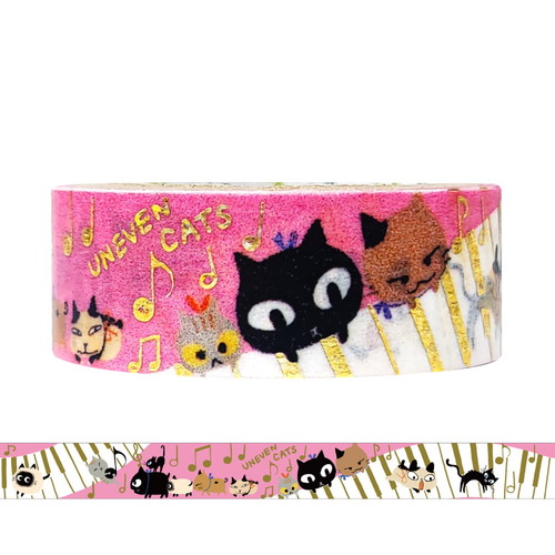 MDS BtoB |#シール堂 マスキングテープ きらぴかねこねこね