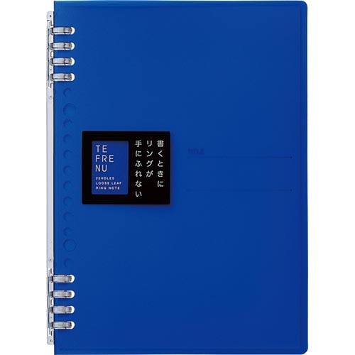 #キングジム  リングノート リングノ－ト　テフレ－ヌ A5タテ 青 9854TTEｱｵ