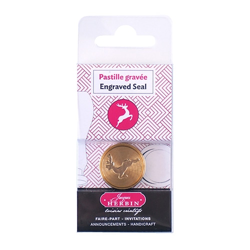 #クオバディス・ジャパン(国内販売のみ） 印章用品 シーリング替スタンプモチーフ 直径24mm トナカイ hb40406