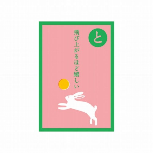 #RYURYU ぽち袋 いろはかるたぽち 2枚入 「と」飛び上がるほど嬉しい KPB07