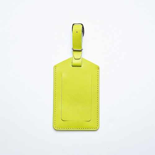 #コンサイス 身辺雑貨 カダケス 本革ネームタグ 大 グリーン 614180