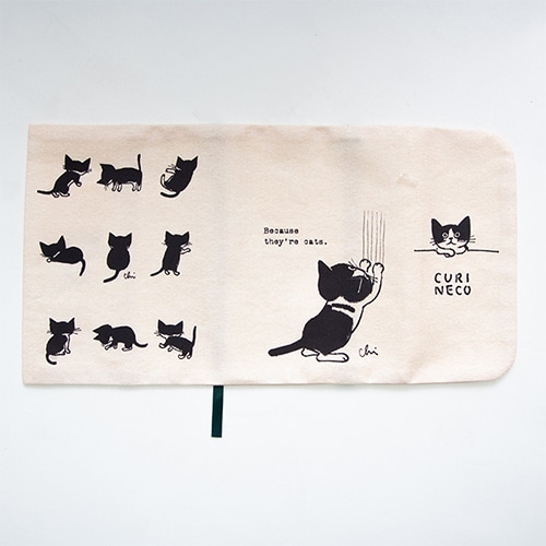 #コンサイス 読書関連小物 ブックカバー･necoyaクリネコ2 文庫 シロ 615309