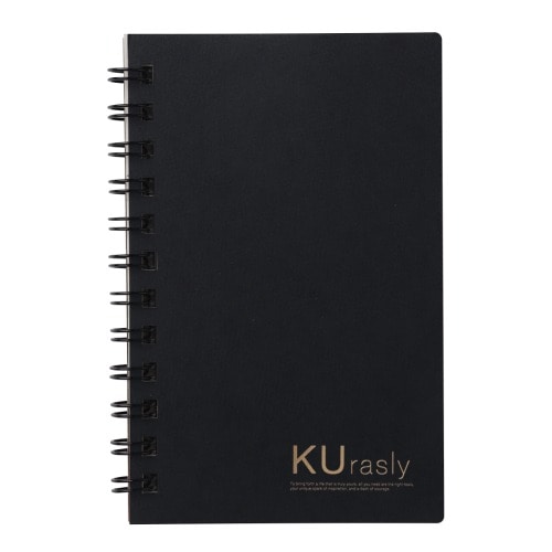 #包む メモ リングメモ ミニスリム ブラック T9094