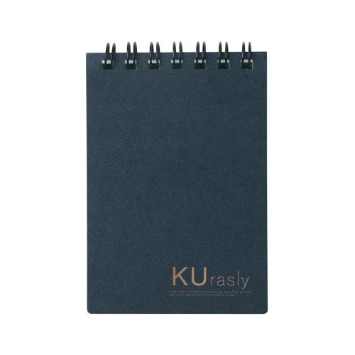 #包む メモ リングメモ A7 ネイビー T9096