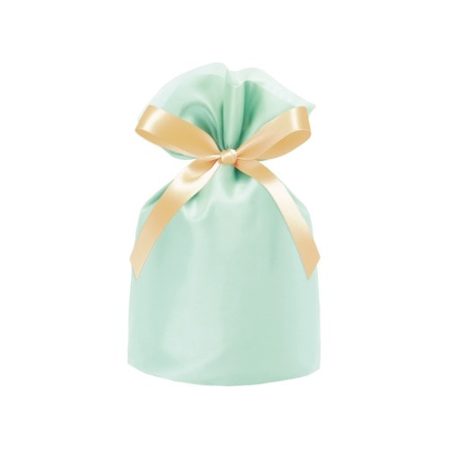 #包む 梱包用品 巾着･オーガンジーBAG  ブルー TD044