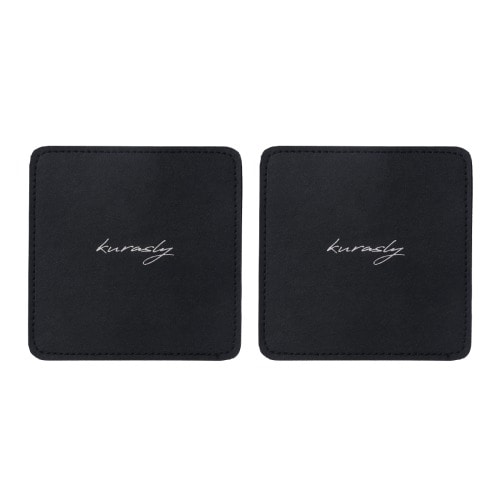 #包む キッチン雑貨 コースター 2枚入 ブラック TA044