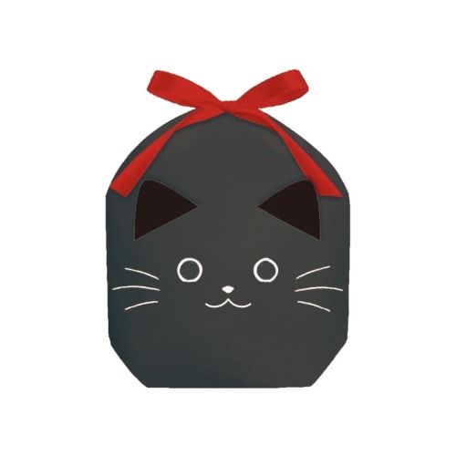 #包む 梱包用品 巾着･ギフトバッグ  黒猫 TD048