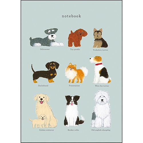 #グリーティングライフ ノート 米津祐介ノート 5mm方眼,64ページ,A5 イヌ YZN-462