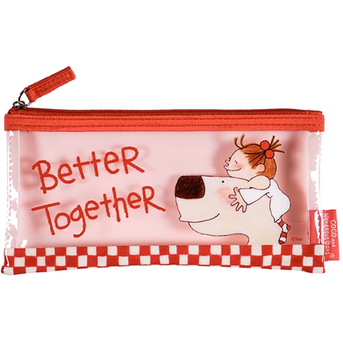 #グリーティングライフ(国内販売のみ） 収納用品 ココちゃんペンケース  レッド RYZ-1151