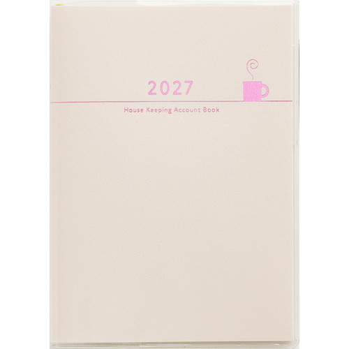 #高橋書店（国内販売のみ） 家計簿 27年度版 A6 プチ家計簿 ピンク No.34 （27年度版 1月始まり）