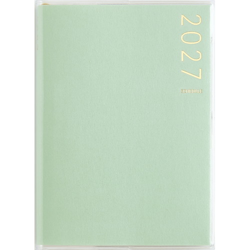 #高橋書店（国内販売のみ） 手帳 27年度版 B7 ウィークリー ティーズピュア 3 ミント No.182 （2026年 12月始まり）