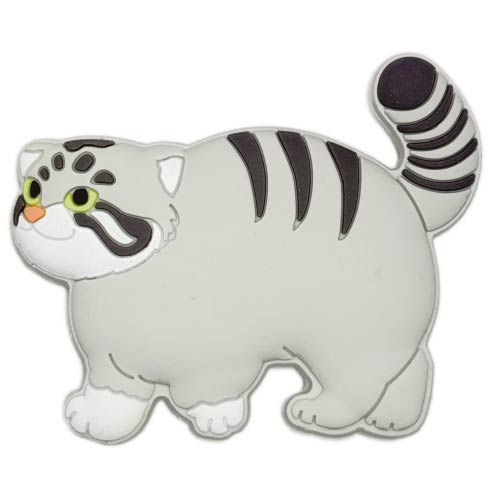 #ワールド商事 生活雑貨 アニマルラバーマグネット  マヌルネコ 151997