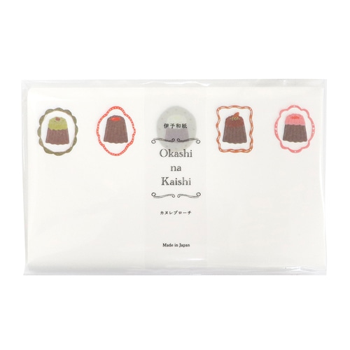 #カミイソ産商(国内販売のみ） 身辺雑貨 SAIEN･懐紙 20枚入 カヌレブローチ No.3078