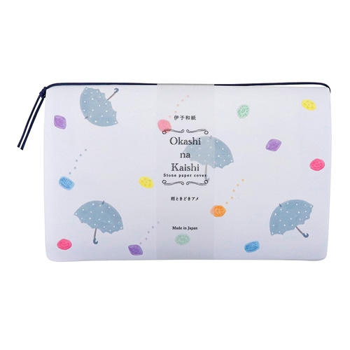 #カミイソ産商(国内販売のみ） 身辺雑貨 SAIEN･懐紙 ケース付･20枚入り 雨ときどきアメ No.3534