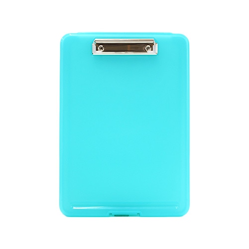 #KDT Japan ファイリング用品 クリップボード A4・収納付 クリアブルー 120884