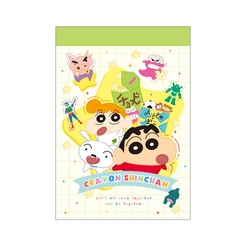 #ティーズファクトリー(国内販売のみ） メモ帳 クレヨンしんちゃんミニメモ　  MUGYU･チョコビ KS-5562087MC