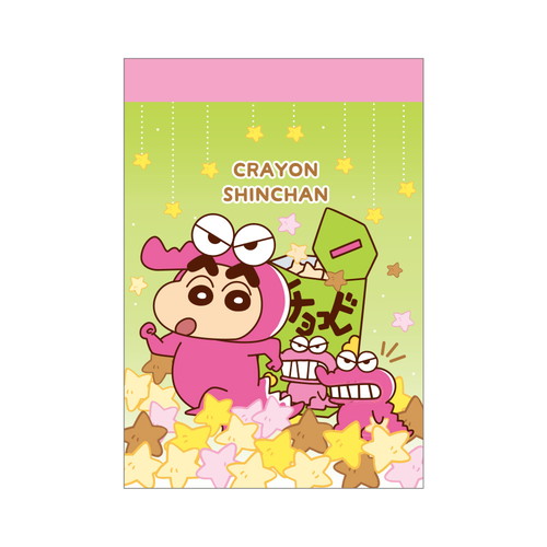 #ティーズファクトリー(国内販売のみ） メモ帳 クレヨンしんちゃんミニメモ　  お星様チョコビ KS-5562092OC