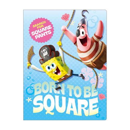 #ティーズファクトリー(国内販売のみ） ファイリング用品 スポンジボブ6Pファイル　  サーチ・フォー・スクエアパンツ･ブルー SB-5562112BL