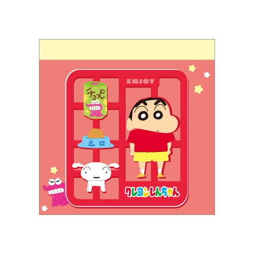 #ティーズファクトリー(国内販売のみ） メモ帳 クレヨンしんちゃんスクエアミニメモ　  しんちゃん KS-5562120SI