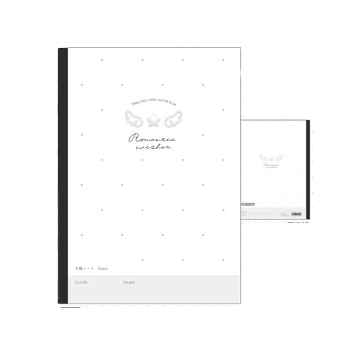 #クーリア ノート 方眼ノート B5･5mm ロマンティックウィシーズ 00109