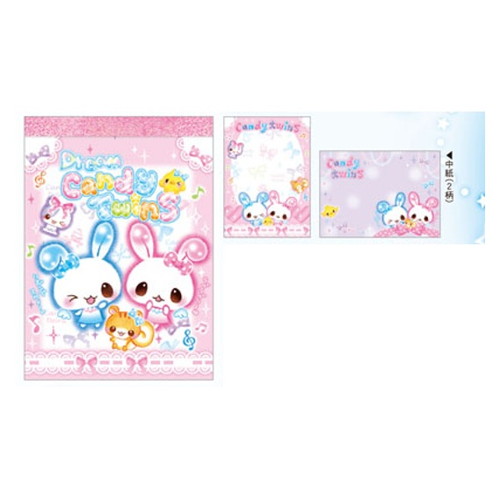 #クーリア メモ キャンディツインズ・プチメモ　  ピンク 00117