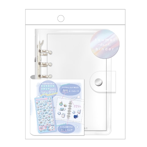 #クーリア ファイリング用品 とうめいシールバインダー　  クリア 01065