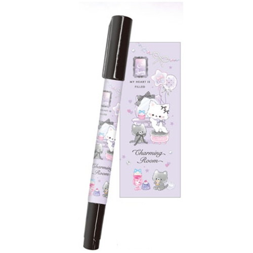 #クーリア  お名前ペン  チャーミングルーム／シャトン 02285