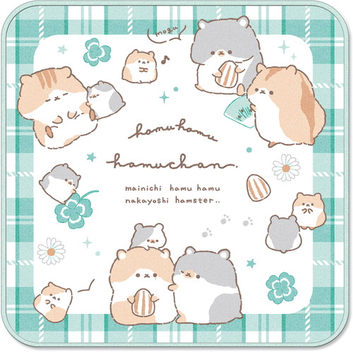 #クーリア  ミニタオル   はむはむハムちゃん 03189