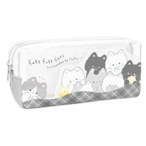 #クーリア 収納用品 フルフルアニマルペンポーチ　  フルフルキャット 04123