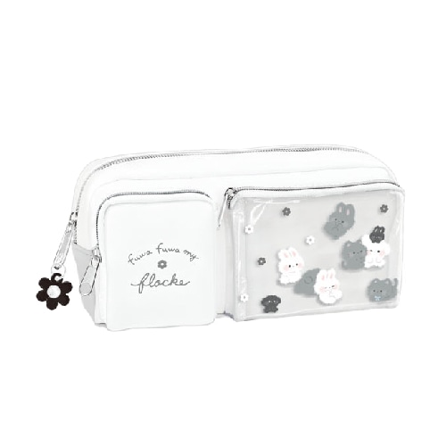 #クーリア  モノクロアニマルペンポーチ  マイフロッケ 04558