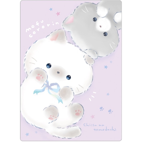 #クーリア 筆記関連小物 下じき　  もふころりん,ねこ 05106