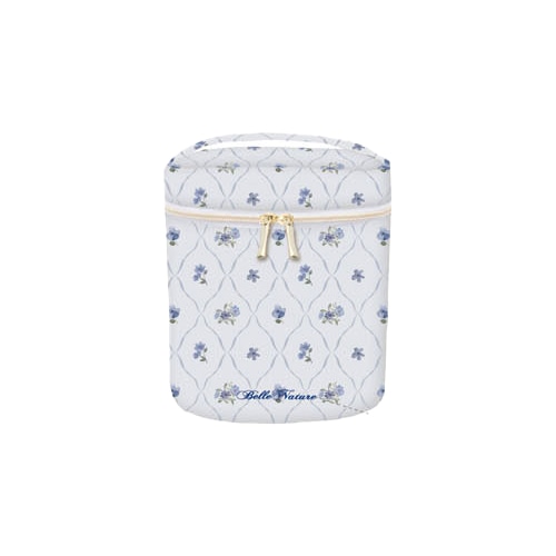 #クーリア  ベルナチュール・バニティポーチ  ブルー 09508