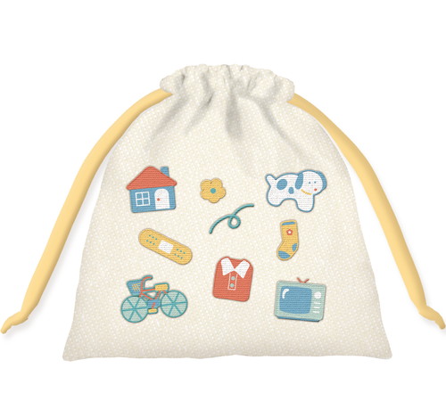 #クーリア  トイトイボックス・巾着   ポップライフ 09651