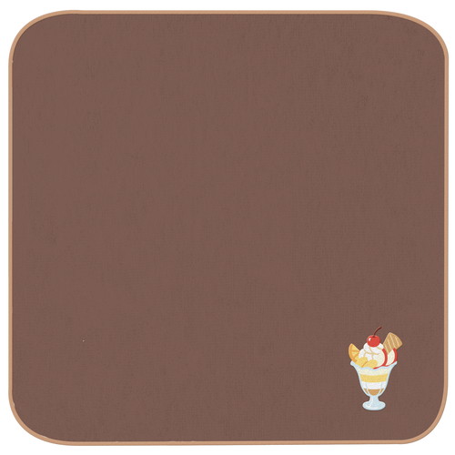 #クーリア  ハラペコレトロ・タオルハンカチ　  フルーツパフェ 09753