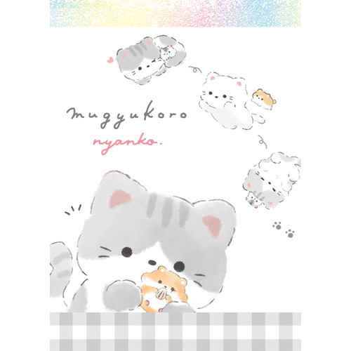 #クーリア  ころころアニマルSTプチメモ   むぎゅころにゃんこ 14093