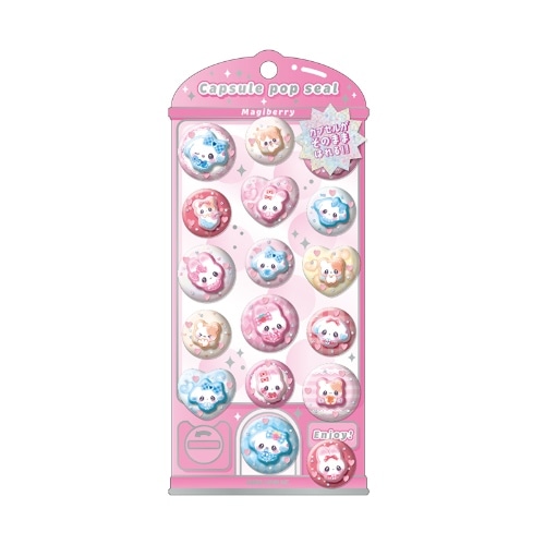#カミオジャパン  まじかるベリーベリーCAPSULEPOPSEAL  ピンク 226376