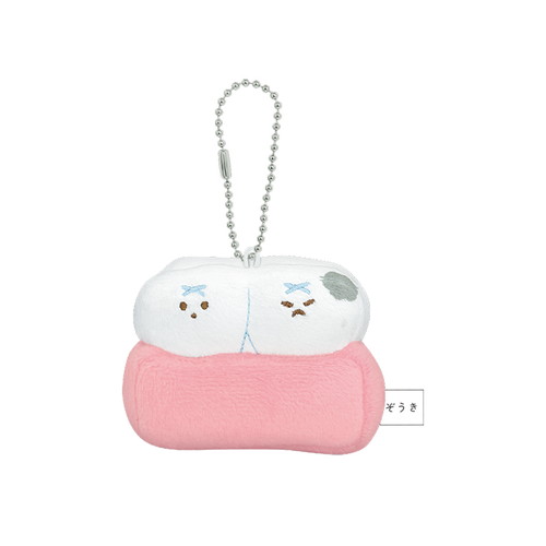 #カミオジャパン キーホルダー ぞうきマスコットキーホルダー  歯並び 228753