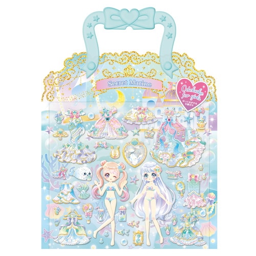 #カミオジャパン ステッカー おでかけFOR GIRLSシール  SECRET MARINE 229097