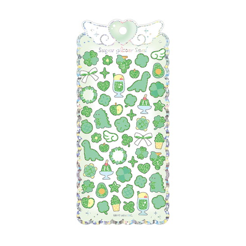 #カミオジャパン ステッカー  SUGAR GLITTER SEAL  クローバーシュガー 229463