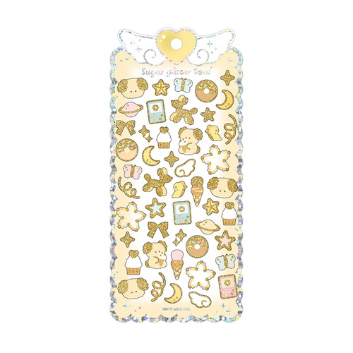#カミオジャパン ステッカー  SUGAR GLITTER SEAL  トゥインクルシュガー 229464