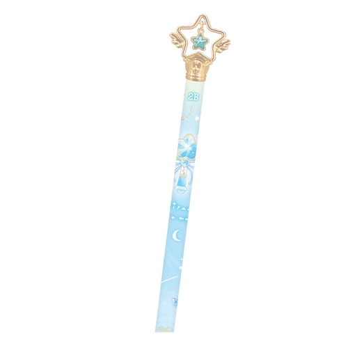 #カミオジャパン 鉛筆 ミラクルアラモードトゥインクルチャーム鉛筆2B ブルー 229632