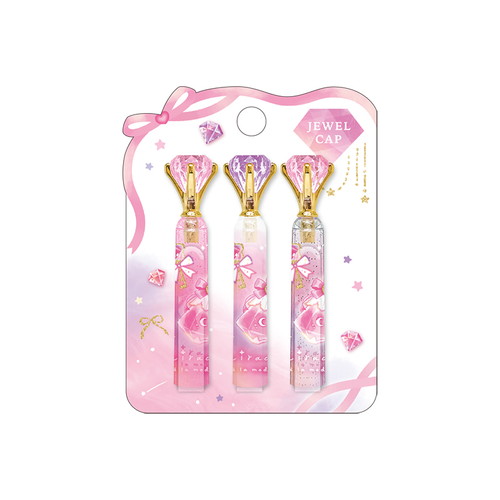 #カミオジャパン 鉛筆キャップ ミラクルアラモードジュエル鉛筆キャップ  ピンク 229724