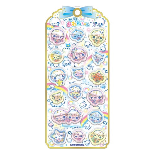 #カミオジャパン ステッカー あわわちゃんウォーターインシール  プチキャラ 230346