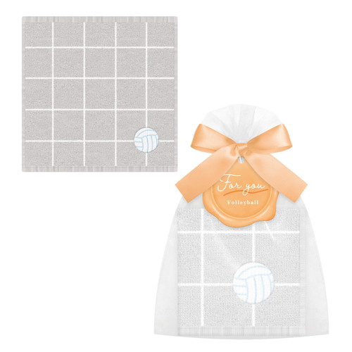 #カミオジャパン  プチギフトタオルIN巾着  バレーボール 231040