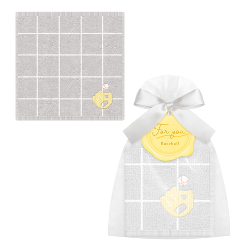 #カミオジャパン  プチギフトタオルIN巾着  野球 231042