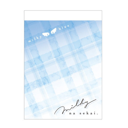 #カミオジャパン  MILKY BLUEミニメモ   231198