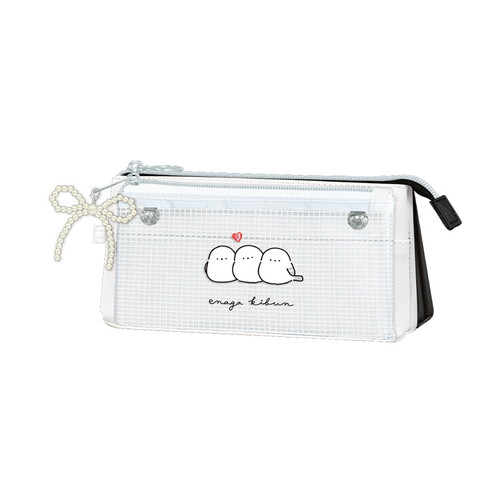 #カミオジャパン  ずっとシマエナガサンカクマルチペンケース   231308