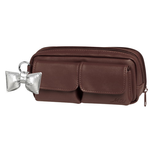 #カミオジャパン  ボストンポップペンケース  ブラウン 231444